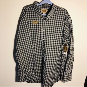 NWT Big and Tall Foundry plaid buttondown shirt